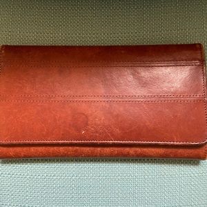 Coach Leather Trifold Wallet, Brown